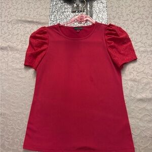 Vince Camuto Pink women’s Shirt with Puff Sleeves